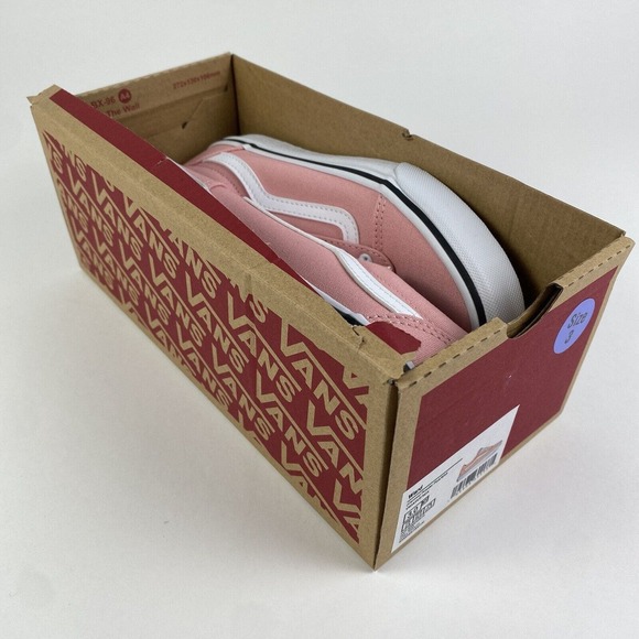 Vans Ward Canvas Sneakers Powder Pink Kids Size 3 Brand New - Picture 16 of 16